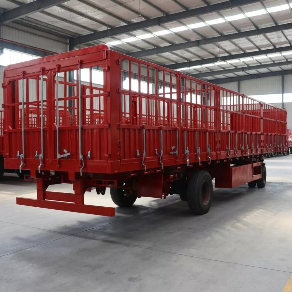 Containertransport-Hoch-Tiefbett-Sattelauflieger